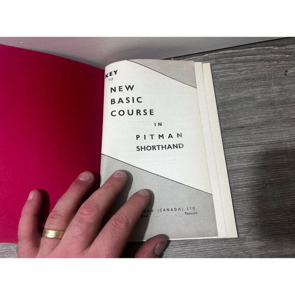 Key To New Basic Course in Pitman Shorthand Book by Isaac Pitman Hardcover - Picture 2 of 6